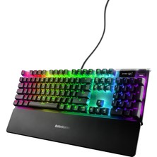 SteelSeries Apex Pro UK Kablolu Mekanik Oyuncu Klavyesi Ayarlanabilir Omni Switch Kare Tuşlarla Oyun İçin