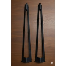 A Design 2'li Dekoratif  Metal Firkete Masa Ayağı