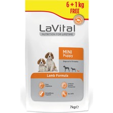 LaVital Küçük Irk Yavru Kuru Köpek Maması (Mini Puppy) Kuzu Etli 6+1 KG