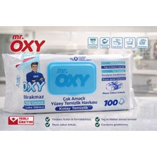 Oxy Mr. Oxy Beyaz Sabun Kokulu Çok Amaçlı Yüzey Temizlik Havlusu 1 Adet 100'LÜ