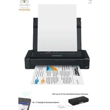 Epson Taşınabilir Şarjlı Yazıcı A4 A5 A6 Destekli Wi-Fi Mobil Renkli Mürekkep Püskürtmeli Mini Yazıcı + Hediye 1 Paket A4 Fotokopi Kağıdı Avantajlı