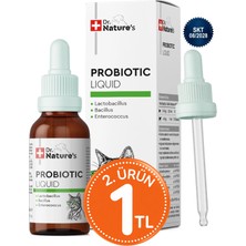 Dr. Nature's Kedi Probiyotik Damla 50 ml – Canlı Probiyotik İçeren Sindirim Desteği