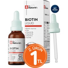 Dr. Nature's Köpek Biotin Damla 50 ml – Sıvı Deri ve Tüy Sağlığı Desteği