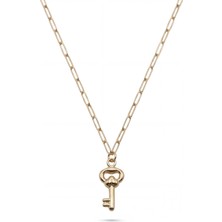 Lesperas 14 Ayar Altın 1.63 Gram Anahtar Uçlu Kolye