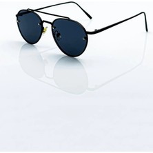 Oval Unisex Güneş Gözlük Metal Çerçeve