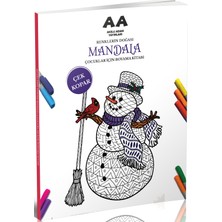 Akıllı Adam Yayınları Mandala Renklerin Doğası Çocuklar İçin Boyama Kitabı 60 Sayfa Türkçe