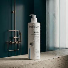 İzderma Relief Yüz ve Vücut Temizleme Jeli Hassas Ciltler İçin 400 ml Doğal İçerik