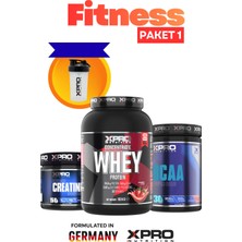 Xpro Nutrition Xpro Fitness Paketi 1 - Whey Protein(Çilek)-Creatine-Bcaa(Karpuz)