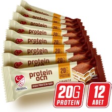 Proteinocean  Protein Bar - Tiramisu Aromalı - 50g X 12 Adet