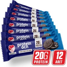 Proteinocean Protein Bar - Cookie & Cream 50G x 12  Adet