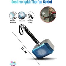 Brother Toys Thor Çekiç Sesli ve Işıklı Kırılmaz Malzeme
