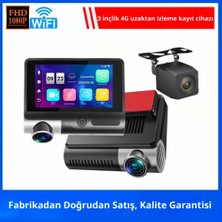 Dobest S3 Rpo 3 Inç, Wifi Destekli Akıllı Telefon Üzerinden Uzaktan Izlenebilen Araç Içi Kayıt Cihazı; Ön ve Arka Çift Kayıtlı Gizli 4K Araç Kamerası, 2160P Çözünürlük, 64GB Sd Hafıza Kartı Hediye Edilir.
