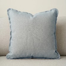 Jungolica Pet Products 2 Adet Overlok Dikişli Keten Kırlent Kılıfı 40x40 cm – Dekoratif Kırlent Kılıfı, Gizli Fermuarlı