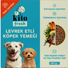 Kito Fresh Levrek Etli Köpek Yemeği %100 Taze İçerikli Mama 250 gr