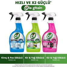 : Cif Sprey 1000 ml Kireç ve Pas Sökücü Cif Sakura Kir ve Yağ Sökücü Cif Anında Etki Kir ve Yağ Sökücü