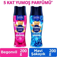 Yumoş Çamaşır Parfümü Begonvil 200G X1 + Yumoş Çamaşır Parfümü Mavi Şakayık 200 G X1