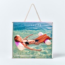 Sunnylife | Yüzer Hamak, Fileli Deniz ve Havuz Yatağı, Pembe - Beyaz