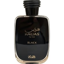 Rasasi Hawas Black 100 ml EDP Erkek Parfüm Baharatlı Odunsu Koku