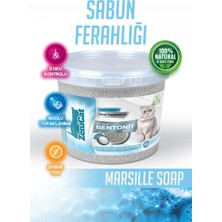 ZeniCat Marsilya Sabunlu Bentonit Kedi Kumu 5 Lt – İnce Taneli, Güçlü Topaklanan, Ferah Koku