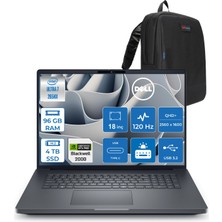 Dell Pro Max 18 Plus Ultra 7 265HX Ddr5 96GB 4tb SSD 8GB/RTXPRO2000 Gddr7 18" Qhd+ 2560X1600 120Hz 500NITS Wifi 7 + Bt5.4 Freedos Kurumsal Iş Bilgisayarı MB18250X2F32 + Zettaçanta