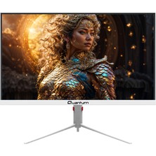 Quantum Pearl MG27W-A Fhd Va 300Hz 2xhdmı+2xdp Dahili Hoparlör 27" Flat Beyaz Yükseklik Ayarlı Gaming Monitör (Sıfır Ölü Pixel Garantili)