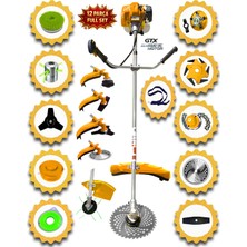 EISENN German New Pro Metal Şanzuman 12 Parça Yan Tipi Ot Çim Çalı Çayır Biçme Tırpanı