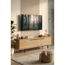Yurudesign Ocean TV Ünitesi Metal Ayaklı Modern Tasarım Suntalam 160 cm Derinlik 35 cm ON1-S