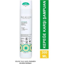 Halalles Kepeğe Karşı Şampuan Sülfatsız & Vegan Formül 300 ml