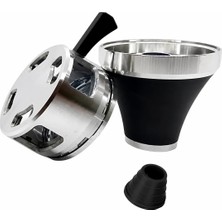 Puffstore Metal Isı Yönetimli Nargile Lülesi - Renk Seçenekli Kilitli Lotus Lüle Set