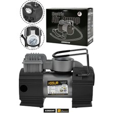 Assur 12V Çakmaklık Girişli 150 Psi Mini Hava Kompresörü