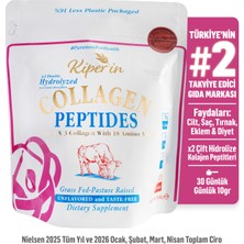 Kiperin %100 Saf ve Doğal Yüksek Biyoaktif Çift Hidrolize Kolajen Peptitler Içeren Diyet Takviyesi (300GR)