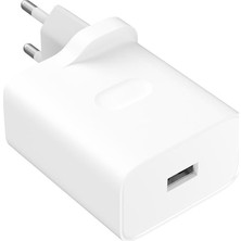 Oppo 18W Beyaz Hızlı Şarj Adaptörü USB Ev Tipi Resmi Distribütör Garantili