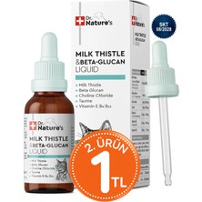 Dr. Nature's Kedi Milk Thistle (Süt Devedikeni) Damla 50 ml – Silymarin ve Beta Glukan İçeren Günlük Bakım Desteği