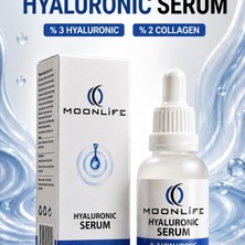 Çare Burada Moonlife - Hyaluronic Serum 30 ml (%3 Hyaluronic Acid & %2 Kolajen)