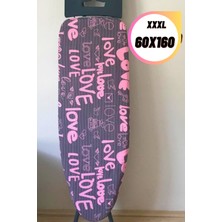 Asev Home Ütü Masası Kılıfı Keçeli Ipli Stoperli Battal Boy 60X160 cm