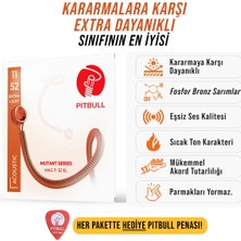 Pitbull Strings Mutant Seri Coated Kararmaya Karşı Dayanıklı Akustik Gitar Teli Takım Mag