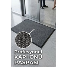 Aquila Antrasit Kapı Önü Paspası 80x120 cm Kaymaz Yıkanabilir Polipropilen Giriş Matı