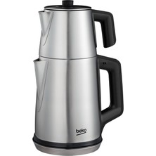 Beko BKK 2220 In Çay Makinesi 0.7 L Paslanmaz Çelik İnox Renkli Hızlı Demleme Özelliği ile