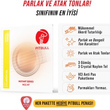 Pitbull Strings Mutant Seri Kararmaya Karşı Dayanıklı Coated Klasik Gitar Teli + Pena Mcg