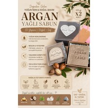 Kaia Life Doğal Argan Yağlı Sabun – Yoğun Nemlendirme (125 Gr, 2'li)