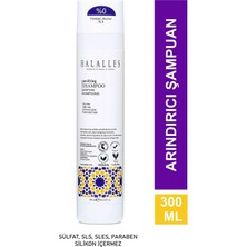 Halalles Arındırıcı Yağlı Saçlar İçin Şampuan Sülfatsız & Vegan Formül 300 ml