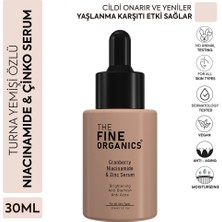 5 Adet The Fine Organics Turna Yemişi Özlü Niacinamide & Çinko Koyu Leke Karşıtı ve Aydınlatıcı Yüz Serumu 30 ml