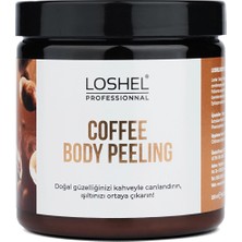 5 Adet Loshel Body Peeling Coffee Coconut 250 ml
