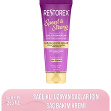 3 Adet Restorex Speed & Strong Sağlıklı Uzama Etkili Saç Bakım Kremi 250 ml