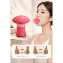 BBS Yüz ve Çene Egzersiz Aleti - Jawline Gıdı Giderici ve Yüz Şekillendirici Dudak Kas Çalıştırıcı - Pembe