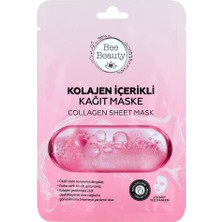 2 Adet Bee Beauty Kolajen Içerikli Kağıt Yüz Maskesi 25 ml