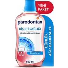 3 Adet Parodontax Ekstra Ferah Ağız Bakım Suyu 500 ml