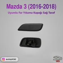 AutoPit 3D Mazda 3 (2016-2018) Uyumlu Far Yıkama Kapağı (Sağ Taraf)