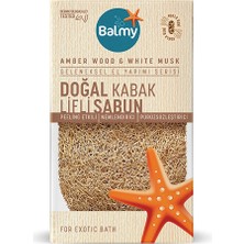 5 Adet Balmy Doğal Kabak Lifli Sabun Amber 125 gr