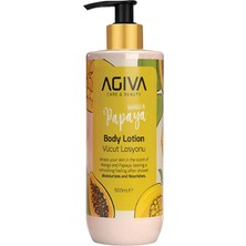 3 Adet Agiva Care & Beauty Vücut Losyonu Mango Papaya 500 ml